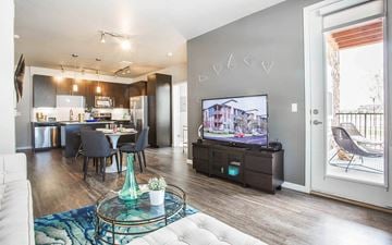 Thornton apartment for rent - a living room with a couch and a tv
