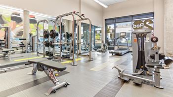 Modern fitness center