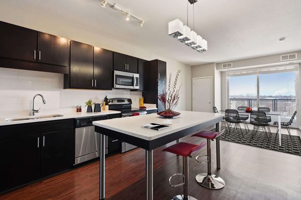 Minneapolis apartment for rent - Modern Kitchen at Red 20 Apartments, Minneapolis, MN, 55413