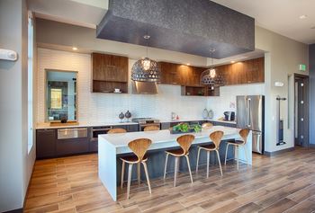 Community room with full kitchen