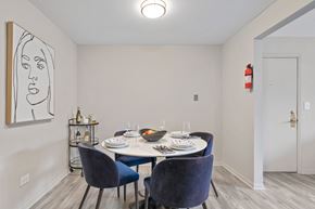 Hanover Park apartment for rent - Model Dining Room at Hanover Park Blu Apartments, Hanover Park