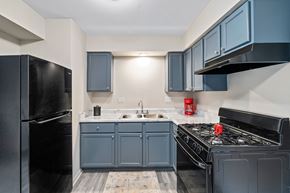 Hanover Park apartment for rent - Model Kitchen at Hanover Park Blu Apartments, Hanover Park, 60133