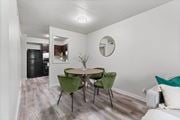 Matteson apartment for rent - a dining room with a table and chairs
