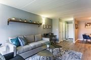 Oak Lawn apartment for rent - a living room with a couch and a table
