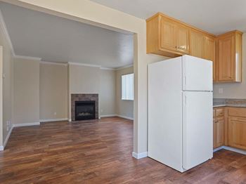 Faux wood flooring