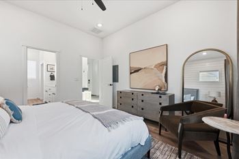 Spacious bedroom