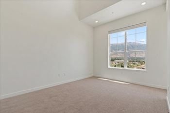 Room with glass window
