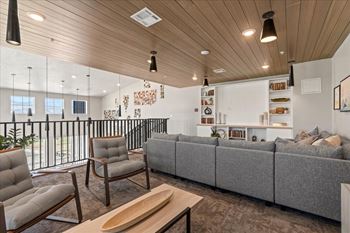Modern living room with comfortable chairs1