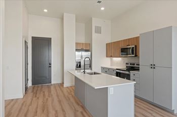 Kitchen with island
