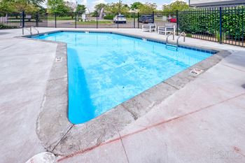 Large outdoor pool area