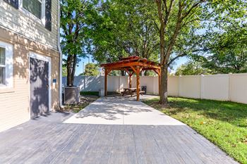 Relaxing outdoor pavilion