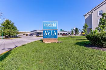 Sign for apartment