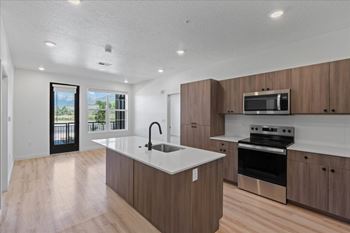 Kitchen with sink