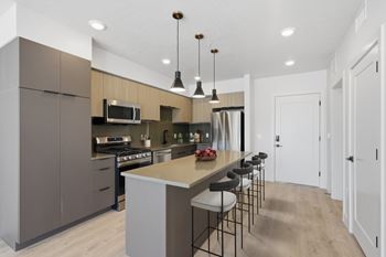 Modern kitchen with large island2