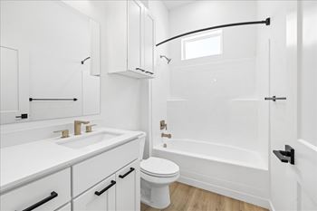 Spacious bathroom
