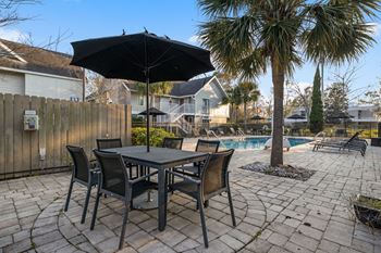 Outdoor seating area