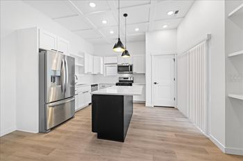 Open concept kitchen