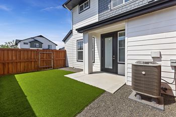 Greenery in front of house