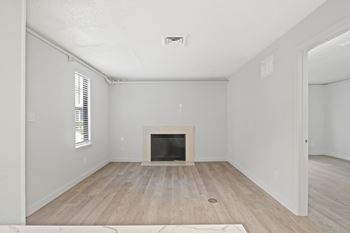 Room with fireplace