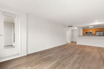 Empty room with wooden flooring5