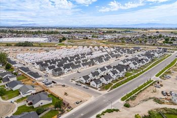 Overhead view of property