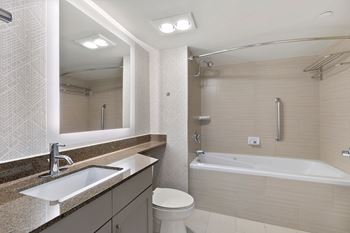 Bathroom with sink, toilet, and bathtub1
