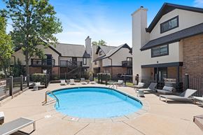 Overland Park apartment for rent - Swimming Pool Area at AVIA Apartments at 110th Street, Kansas