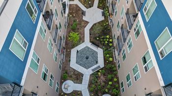 Luxury courtyard