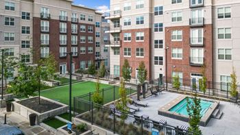 Pool and lawn view