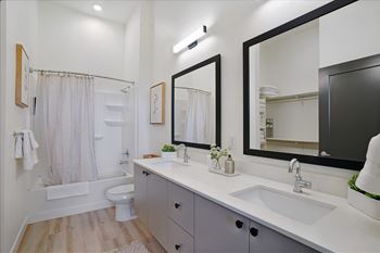 Luxurious bathroom interior