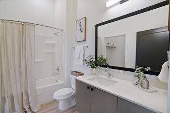 Bathroom with mirror