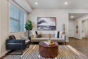 Provo apartment for rent - a living room with a couch and a coffee table