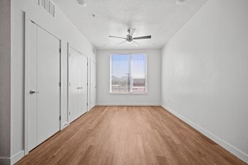 Luxury, wood-like flooring throughout
