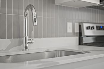 Premium quartz countertops throughout