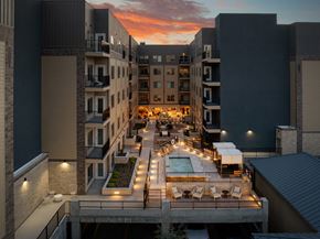 Salt Lake City apartment for rent - an aerial view of an apartment complex at The Revival, Utah, 84101
