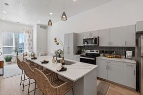 Salt Lake City apartment for rent - kitchen and dining area at SevenO2 Main Apartments, Salt Lake City, Utah