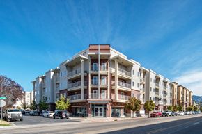 Ogden apartment for rent - an apartment building on the corner of a city streetat The View on 20th, Ogden, UT