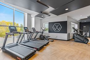 Salt Lake City apartment for rent - A gym with treadmills and elliptical machines. at Wilmington Flats Apartments, Salt Lake City, 84106