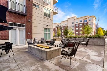 Spacious patio