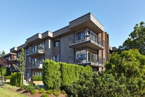 North Vancouver apartment for rent - a picture of a building with a blue sky in the background