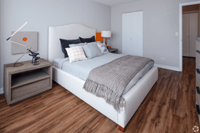 Chicago apartment for rent - Park Michigan Model Bed Room at Park Michigan Apartments, Chicago, IL, 60605