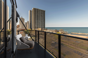 Chicago apartment for rent - Balcony view