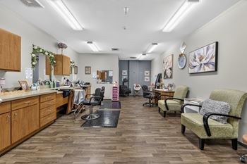 Beauty salon and barbershop
