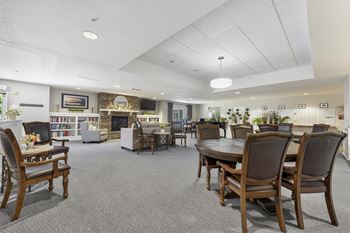 Spacious community lounges