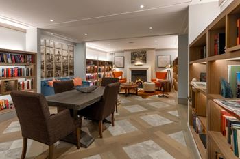 Library with seating