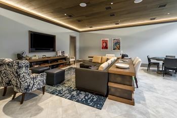 Living room with tv