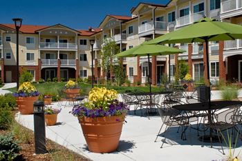 Outdoor seating area