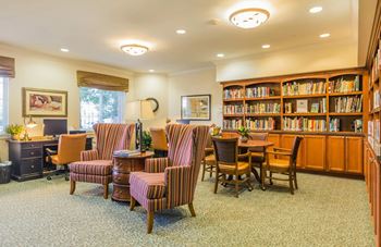 Library with seating
