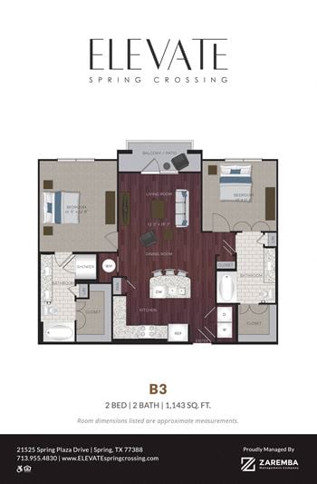 18 Unique 1, 2 & 3 bedroom floorplans