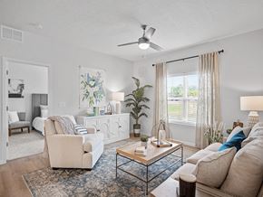 Parma Heights apartment for rent - a living room with couches and a coffee table